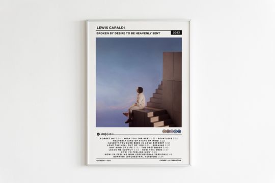 Discover Lewis Capaldi  Broken By Desire Album Poster