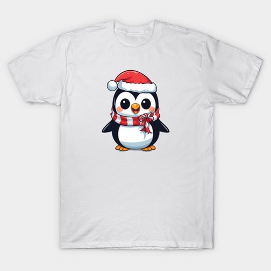 Discover Kawaii Christmas Penguin - Penguin Lover - T-Shirt