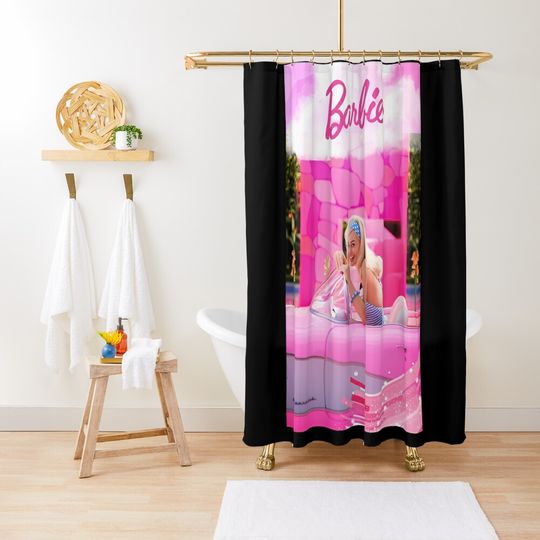 Discover Barbie movie Shower Curtain