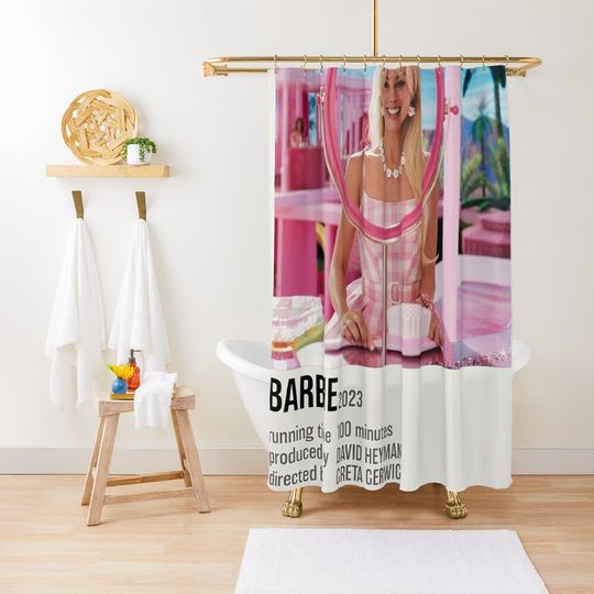 Discover Barbie 2023 Shower Curtain