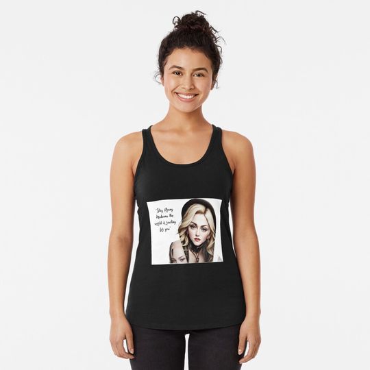 Discover madonna strength Racerback Tank Top