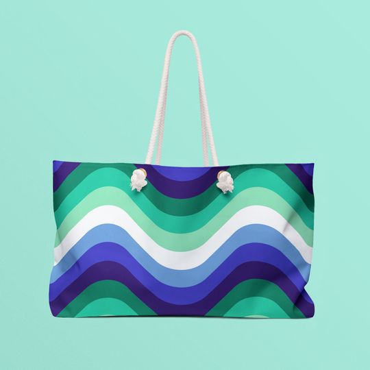 Discover Gay Flag Waves Weekender Bag