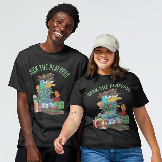 Discover Christmas Perry Deck The Platypus Classic T-Shirt