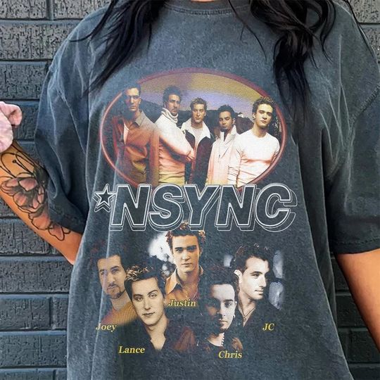Discover Vintage 90s NSYNC Bye Bye Tour Tee Shirt