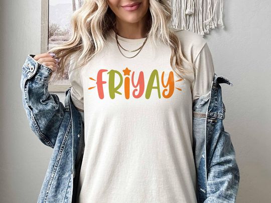 Discover Friyay Shirt, Fri-Yay TShirt for Her, Funny Friday T-Shirt