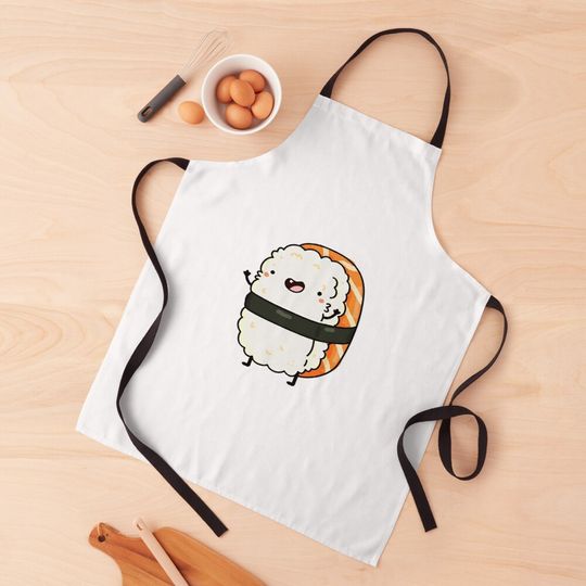 Discover Kawaii Salmon Sushi Apron