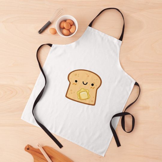 Discover Kawaii Toast with Butter Apron