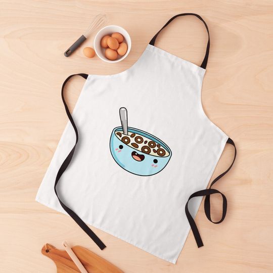 Discover Kawaii Chocolate Cereal Apron