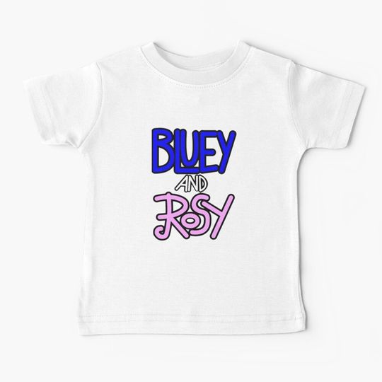 Discover BlueyDad and Rosy log Perfect Baby T-Shirt