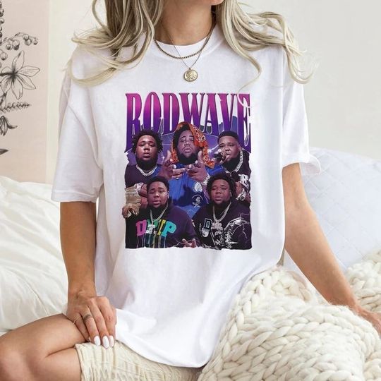 Discover Vintage Rod Wave T-Shirt, Rod Wave Nostalgia 2023 Tour Shirt