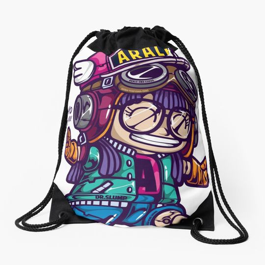 Discover Arale Dr Slump Drawstring Bag