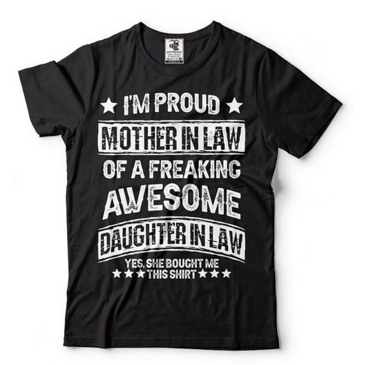 Discover Proud Mother in Law of Daughter in Law T-shirt Unisex Tee