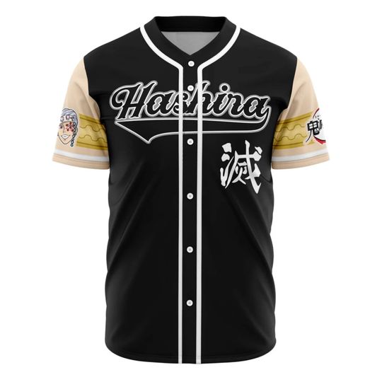 Discover Hashira Tengen Uzui demon Anime Baseball Jersey
