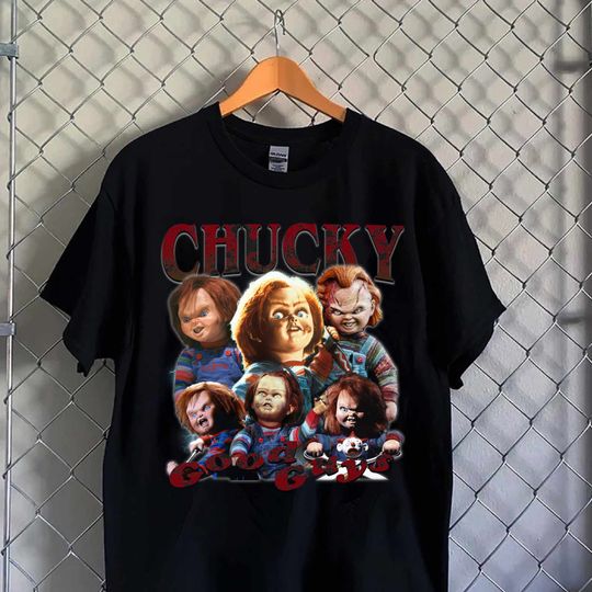 Discover Vintage Chucky T Shirt, Horror Chucky 90s Vintage Bootleg Tee, Halloween Shirt