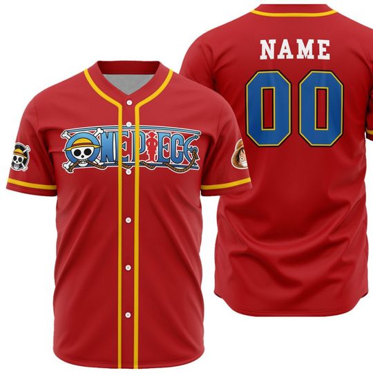 Discover Anime Shirt, Custom Baseball Jersey, Pirates Anime Shirt