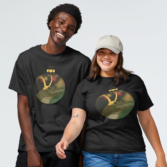 Discover Christmas Crocodile Loki Alligator Loki Croki Classic T-Shirt