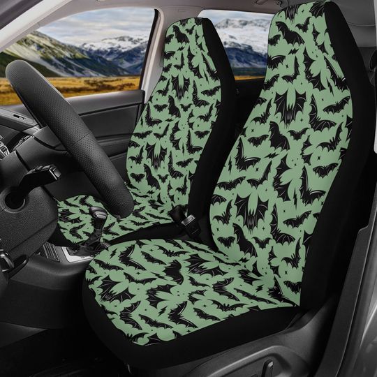 Discover Spooky Bat Car Seat Covers