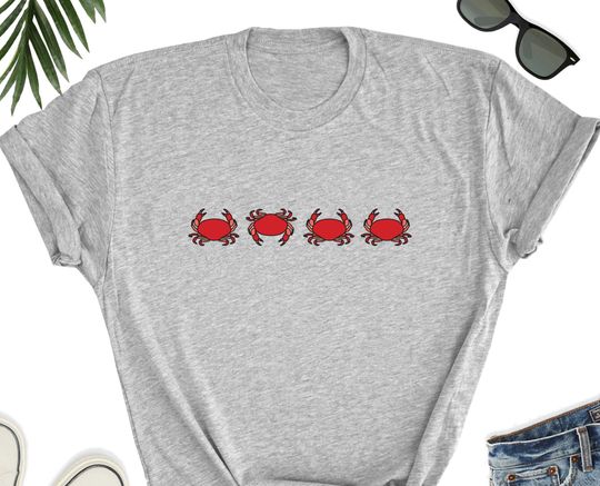 Discover Cute Crab Icon Lover T-Shirt
