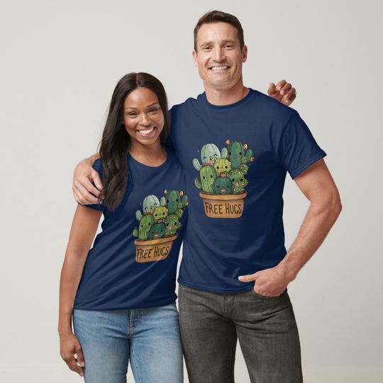 Discover Free Cactus Hugs Tee Cute Funny Cactus Present