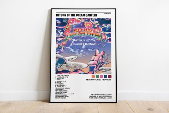 Discover Red Hot Chili Peppers Posters, Return of the Dream Canteen Poster