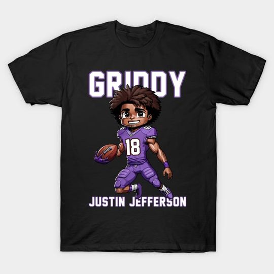 Discover Justin Jefferson Football T-Shirt