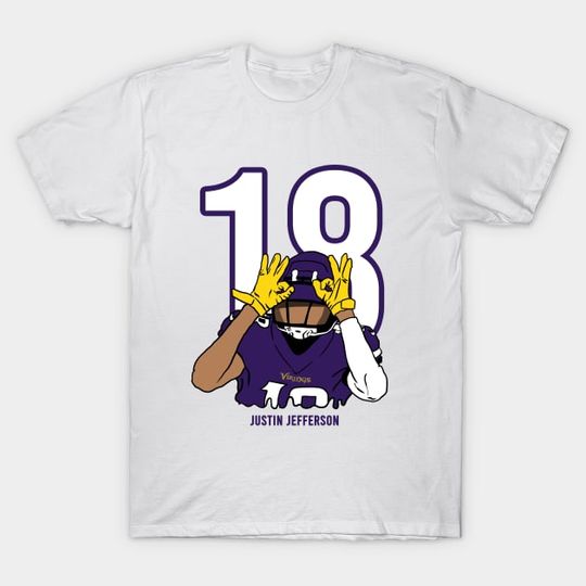 Discover Justin Jefferson Football T-Shirt