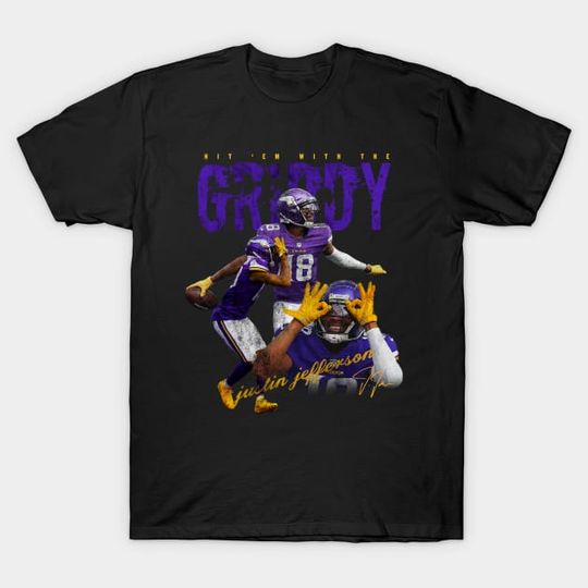 Discover Justin Jefferson Football T-Shirt