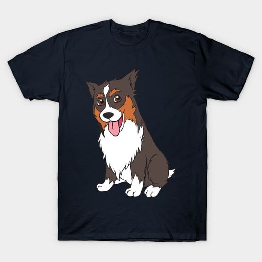 Discover Australian Shepherd Puppy Dog Aussie - Aussie Gift - T-Shirt