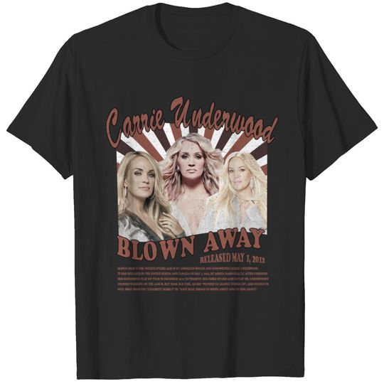 Discover Carrie Underwood Merch Music Shirt, Blown Away Album Country Music