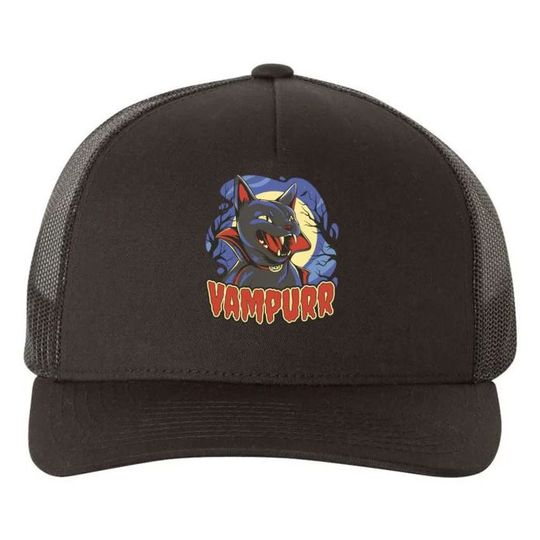 Discover Vampurr Vampire Cat Trucker Hat