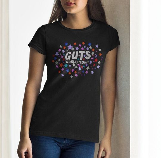 Discover Olivia Rodrigo Guts Tour T-Shirt, Guts Olivia Rodrigo Merch