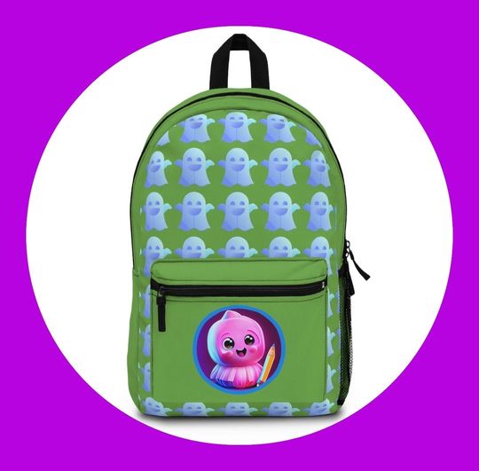 Discover Funny Halloween backpack, gift for kids, school bag for students books and notebooks