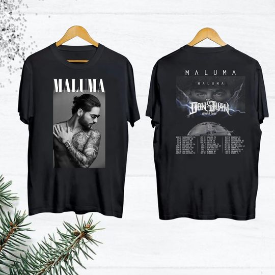 Discover Maluma North American Tour 2023 Shirt, Don Juan Tour Maluma Graphic Shirt