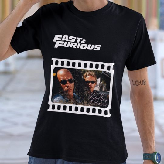 Discover Fast and Furious shirt, Dominic Toretto, Paul Walker, Vin Diesel, Fast and Furious Shirt