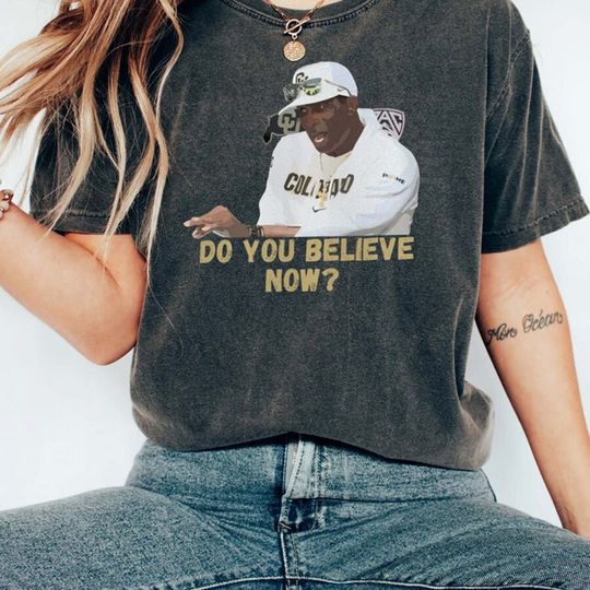 Discover Do You Believe shirt, Vintage T-shirt, Deion Sanders tee  American Football Vintage Shirt