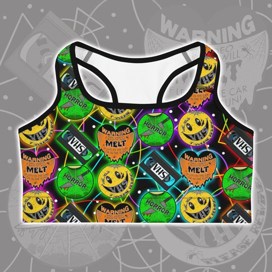 Discover VHS Nostalgia Sports bra