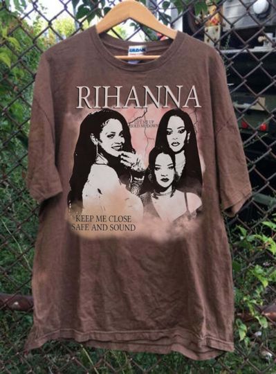 Discover Rihanna 90s Vintage Shirt, Rihanna Fan Tshirt
