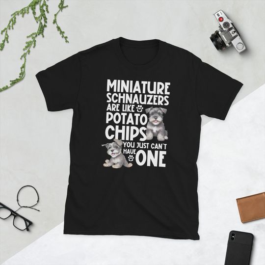 Discover Funny Miniature Schnauzer Shirt For Dog Lovers