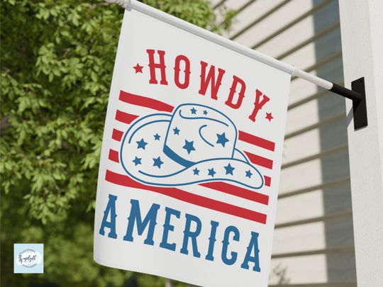 Discover Howdy America 4th of July Flag Independence Day Flag July 4th House Flags