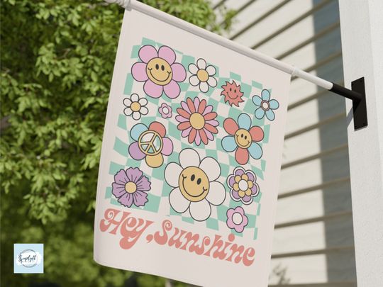 Discover Hey Sunshine House Flags Summer Flag Welcome Flag
