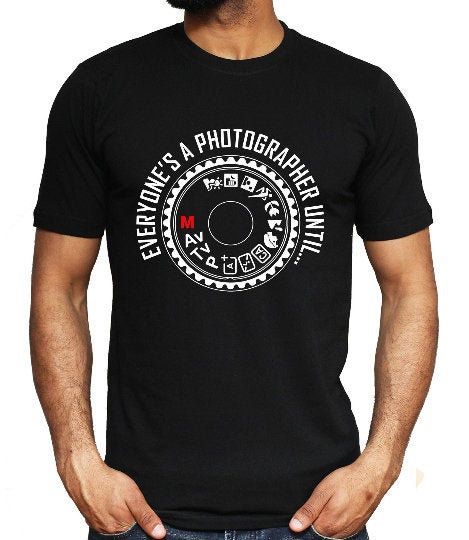 Discover Funny Photography Shirt | Camera Manual mode t shirt