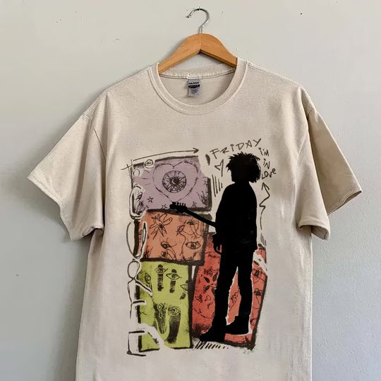 Discover Color The Cure Music tshirt, The Cure Rock band Tour 2023 shirt