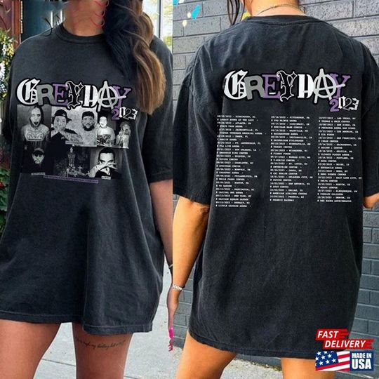 Discover Grey Day Tour 2023 Shirt Grey Day Concert Tees, Suicideboy Band Shirt, Suicideboy 2023 Music