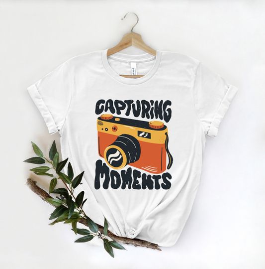 Discover Camera T- Shirt, Photographer Shirt, Capturing Moments T- Shirt