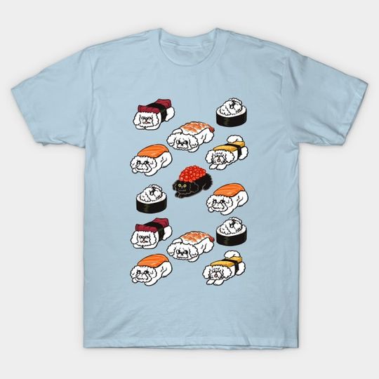 Discover Sushi Bichon Frise - Bichon Frise - T-Shirt