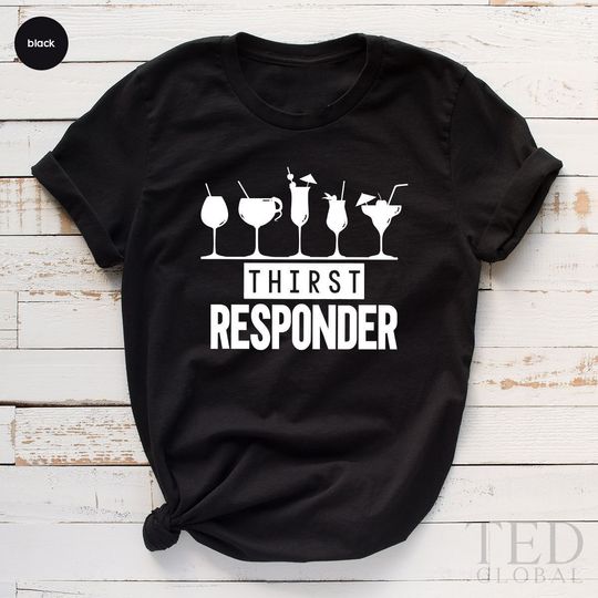 Discover Bartender Shirt, Bartending T Shirt, Mixologist Shirt, Thirst Responder Shirt