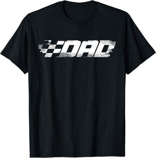 Discover Birthday Party Racing Family pit crew race dad T-Shirt