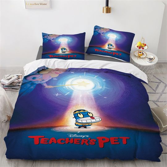 Discover Teacher's Pet Printing Three Piece Bedding Set