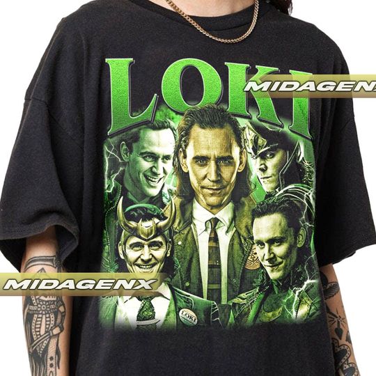 Discover Limited Loki Tom Hiddleston Vintage T-Shirt, Gift For Women and Man Unisex T-Shirt
