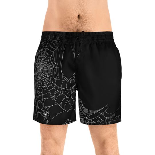 Discover Spider Unisex Mid-Length Swim Shorts